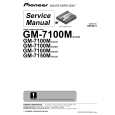 PIONEER GM-7100M/XU/CN Service Manual cover photo