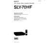 SONY SLV70HF Owner's Manual cover photo
