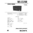 SONY WXC570R Service Manual cover photo