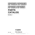 CANON NP6250 Parts Catalog cover photo