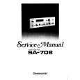 PIONEER SA708 Service Manual cover photo