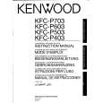 KENWOOD KFC-P403 Owner's Manual cover photo