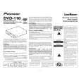 PIONEER DVD-118 Owner's Manual cover photo