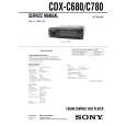 SONY CDXC680 Service Manual cover photo