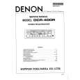 DENON DCR400R Service Manual cover photo