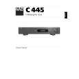 NAD C445 Owner's Manual cover photo