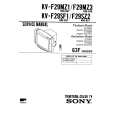 SONY KVF29MZ1 Service Manual cover photo