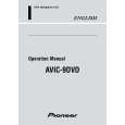 PIONEER AVIC-9DVD/UC Owner's Manual cover photo