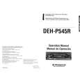 PIONEER DEHP545R Owner's Manual cover photo