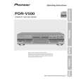 PIONEER PDR-V500/KU/CA Owner's Manual cover photo