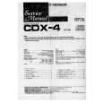 PIONEER CDX-4 Service Manual cover photo