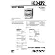SONY CMTCP2W Service Manual cover photo