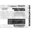 PIONEER KEHM7400RDS Owner's Manual cover photo