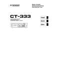 PIONEER CT333 Owner's Manual cover photo