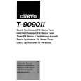 ONKYO T-9090II Owner's Manual cover photo