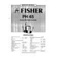 FISHER PH45 Service Manual cover photo
