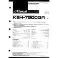 PIONEER KEH7200QR Owner's Manual cover photo