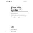 SONY CMT-EP515 Owner's Manual cover photo