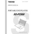 TOSHIBA SDP2500 Service Manual cover photo
