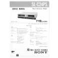 SONY SLC24PS Service Manual cover photo
