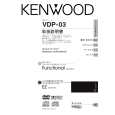 KENWOOD VDP-03 Owner's Manual cover photo