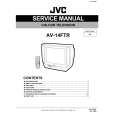 JVC AV14FTR Service Manual cover photo