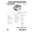 SONY DE451 Service Manual cover photo