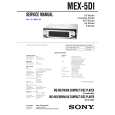 SONY MEX5DI Service Manual cover photo