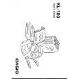 CASIO KL-100 Owner's Manual cover photo