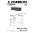 SONY XR4300R Service Manual cover photo
