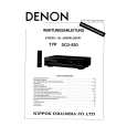 DENON DCD820 Service Manual cover photo
