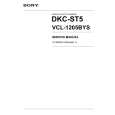 SONY VCL-1205BYS Service Manual cover photo