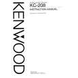 KENWOOD KC-208 Owner's Manual cover photo