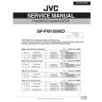 JVC SPPW105WD Service Manual cover photo