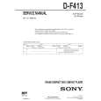 SONY DF413 Service Manual cover photo