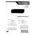 SONY TAF555ES Service Manual cover photo
