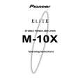 PIONEER M-10X/KU/CA Owner's Manual cover photo