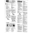 CLARION DRB6275R Owner's Manual cover photo