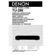 DENON TU-280 Owner's Manual cover photo