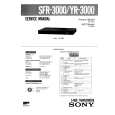 SONY SFR3000 Service Manual cover photo