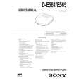 SONY DE561 Service Manual cover photo