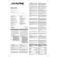ALPINE SBS0515 Owner's Manual cover photo