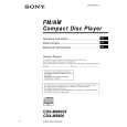 SONY CDX-M8800 Owner's Manual cover photo