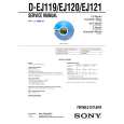 SONY DEJ119 Service Manual cover photo