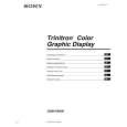 SONY GDMFW900 Owner's Manual cover photo
