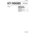 KENWOOD KT-1100SD Owner's Manual cover photo