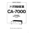 FISHER CA7000 Service Manual cover photo