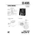 SONY SSA505 Service Manual cover photo