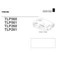 TOSHIBA TLP261 Owner's Manual cover photo