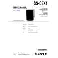 SONY SSCEX1 Service Manual cover photo